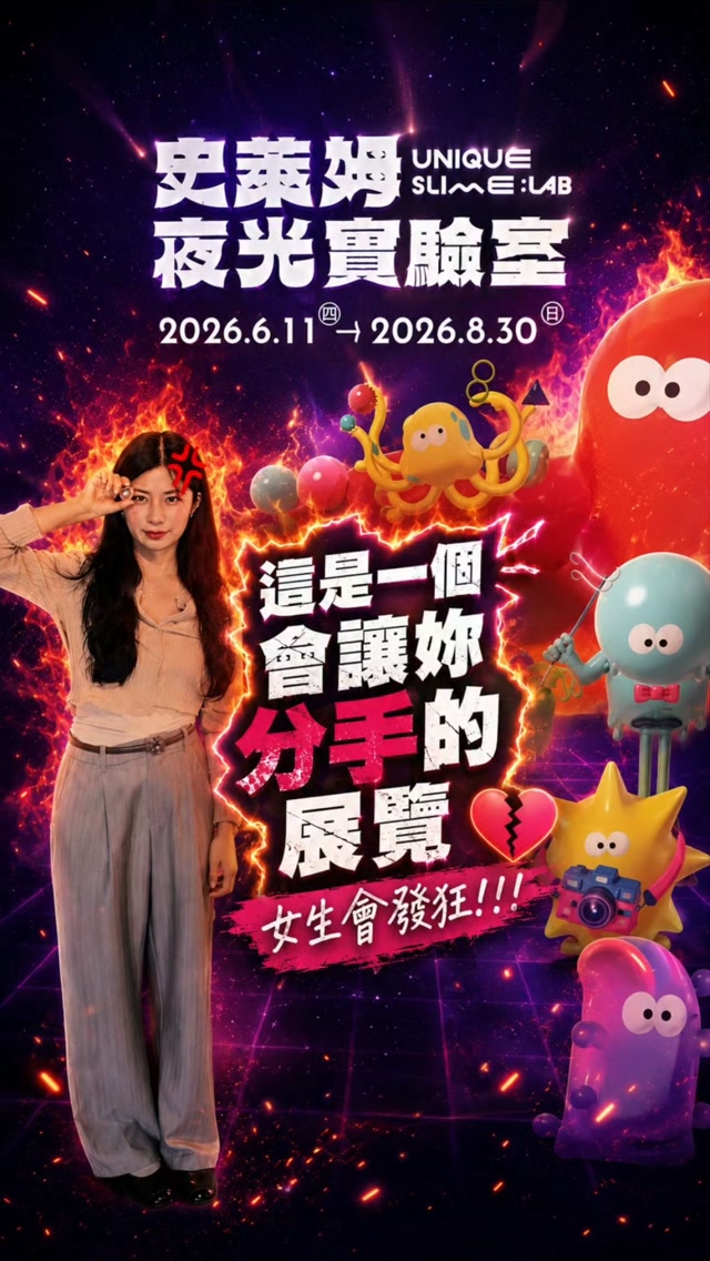 最近很紅的親子展覽《UNIQUE 史萊姆夜光實驗室》
官方文宣說「也適合情侶約會、朋友聚會」🤔
我必須出來說句公道話:如果你不想跟另一半吵架,千萬不要隨便帶她來! 🙅♂️💔
先說結論:這是一場「小孩的放電天堂,大人的災難」🌪️👶
👇 為什麼我不推薦大人來約會?
🚫 災難一:
展場主打 UV 夜光跟高飽和光影
裡面超暗 很難拍出什麼網美照📸❌
除非你自備專業打光,不然拍出來的照片只會滿臉黑人問號
🚫 災難二:
這點真的最致命!
強烈奉勸大家,千萬別穿貴桑桑的衣服和愛鞋來!
(官方其實有建議穿舊衣服,真的要聽勸)
史萊姆的黏性不是開玩笑的,沾到衣服已經很麻煩,最崩潰的是黏到頭髮!
女生頭髮被史萊姆黏到的那瞬間... 那個凝結的空氣與怒火,我真的不敢回憶 🥶
雖然現場有檸檬酸可以清洗,但真的要超有耐心慢慢清🤦♂️
如果妳是爸爸媽媽 要幫小孩清超久 好考驗爸媽的耐心🔥
🚫 災難三:
大部分都是小朋友玩的設施
我大概40分鐘就玩完了.......🥱⏱️
我無法學小屁孩 打鼓可以玩半小時 🥁
這是要當什麼五月天冠佑的節奏嗎
🎟️另外門票可以折抵周邊商品 $300 元
但大部分史萊姆都500多 所以大概還是要花個200多💸
📢結論: 乖乖帶小孩去玩就好
情侶不要挑戰甚麼親子展覽了👶🎈
📍 展覽資訊|UNIQUE 史萊姆夜光實驗室
📅 展期:6/11 - 8/30(9:00-17:00)
🚇 地點:國立臺灣科學教育館 7 樓
🎫 票價:現場票 $490/張(限時入館兩小時)
#UNIQUE史萊姆夜光實驗室 #史萊姆 #親子展覽 #台北展覽 #2026展覽 縮圖