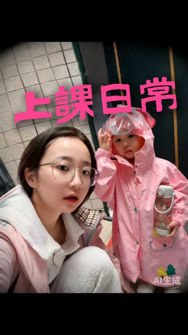 今天穿可愛的兔兔雨衣上課
下毛毛雨🌧️但離學校又蠻近的
就還是選擇騎車載小寶上課了🙇🏻♀️ 縮圖
