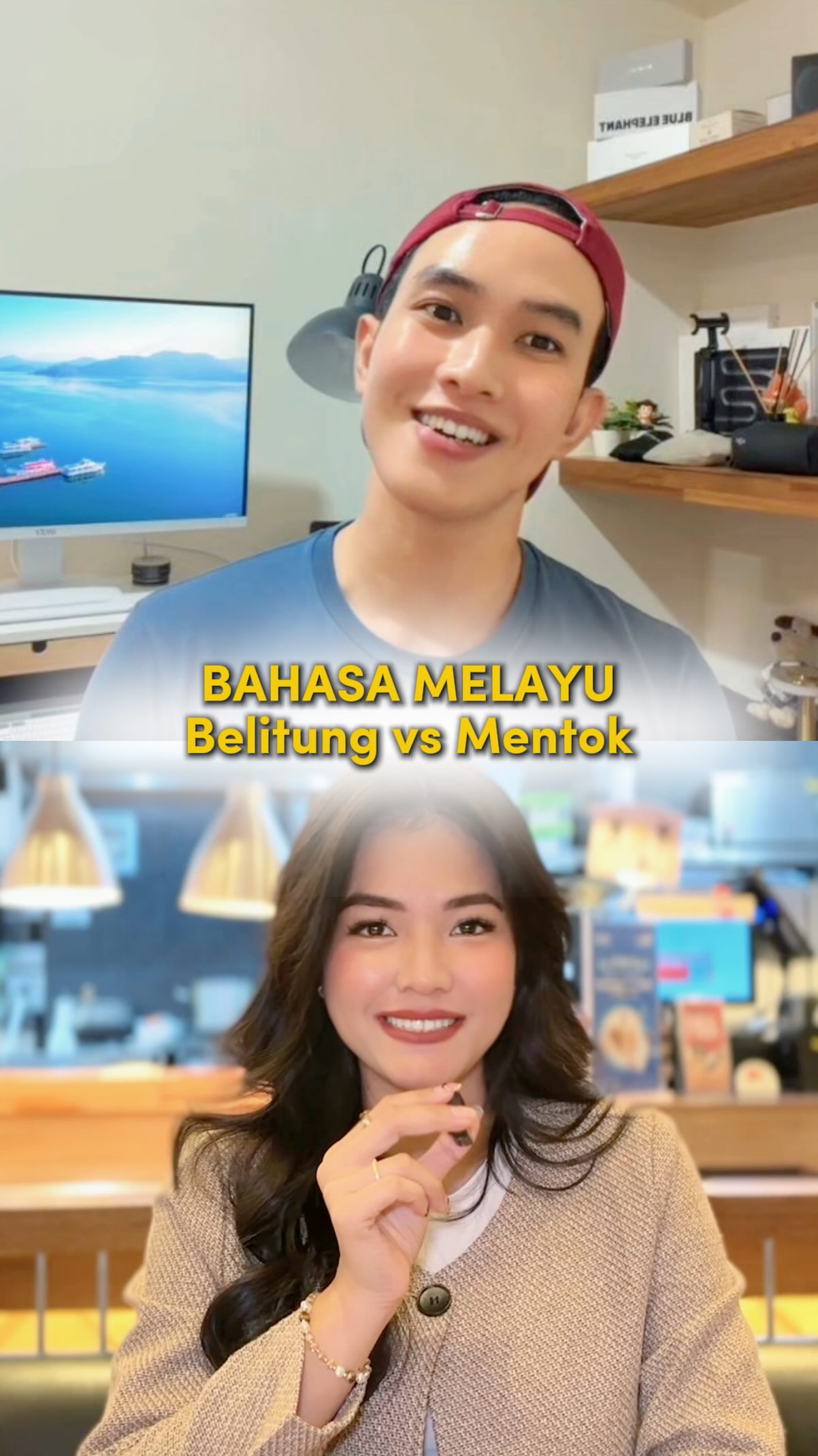 bahasa melayu belitung sama melayu mentok tuh mirippp! sama-sama mendayuu, sama-sama pake “e”, dann banyak deh kemiripan lainnya🩷 menurut kalian gimanaa?
#bahasamelayu #bangkabelitung #explorebelitung #explorementok #bangkabarat 縮圖