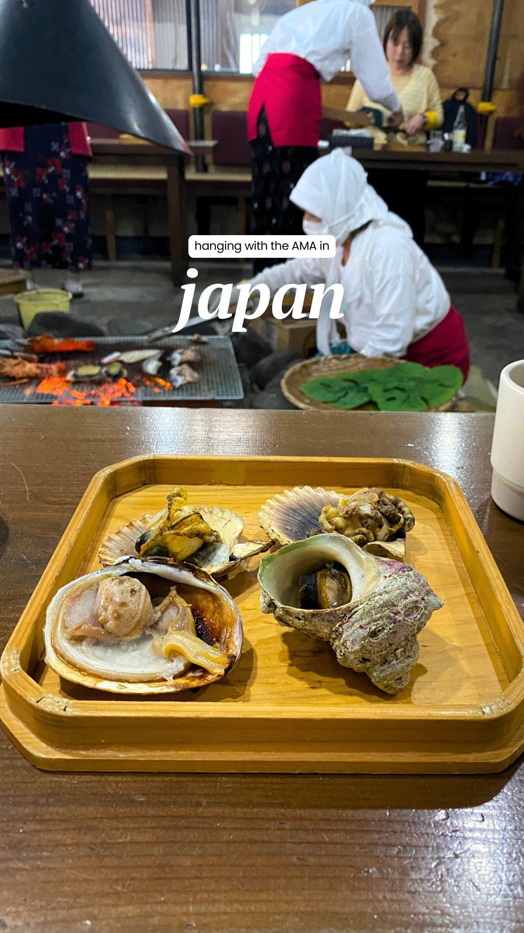 Honestly one of the most meaningful and memorable experiences from our trip to Japan.
About Hachiman Kamado:
We visited @hachimankamado, a traditional Ama Goya in Toba that was converted into a cultural center and dining hut in 2004 by veteran free-diver Reiko Nomura.
These huts were originally private frontline spaces for divers to warm up between dives. However as the industry changed, the community decided to pivot and welcome visitors to help diversity income and preserve heritage.
Today, Hachiman Kamado is run cooperatively by local veteran Ama divers and managed by Nomura’s family.
The Experience:
We booked the deluxe lunch experience directly through their website.
They had a translator on-site giving live translations of what the women were saying, and it was incredible to learn from them firsthand. They mostly talked about the culture and history, but didn’t dive too much into their own personal stories.
The food was incredibly fresh and delicious and if you’re a diver or just feel a pull toward these traditional diving communities, this experience is worth checking out.
Logistics:
We booked directly through their website (but heads up it’s pretty analog...)
We rented a car and drove to the hut, but they have shuttle services that run to the closest train station!
Only 3 hours from Osaka!~
SAVE/SHARE for your Japan trip and lmk if you have any questions!
#japantrip #amadivers #mieprefecture 縮圖