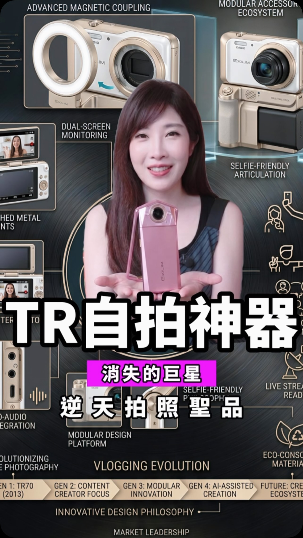 品牌故事|沒落的TR70?
以前沒有美肌App,亞洲女生靠什麼自拍?
答案就是CASIO EXILIM TR70
皮膚拍完會發光、臉像直接小一圈
2010年代最紅時,一台原價兩萬多
翻倍都有人搶,幾乎是網美與部落客的標配
後來手機鏡頭和美顏App全面進化,TR系列才慢慢退場
Vivi帶你回顧「自拍神器」如何改寫亞洲自拍審美
妳當年也有一台嗎?
#薇機百科ViviView #品牌故事
#自拍神器 #CASIO #tr70
@viewkipedia
@vivnews 縮圖