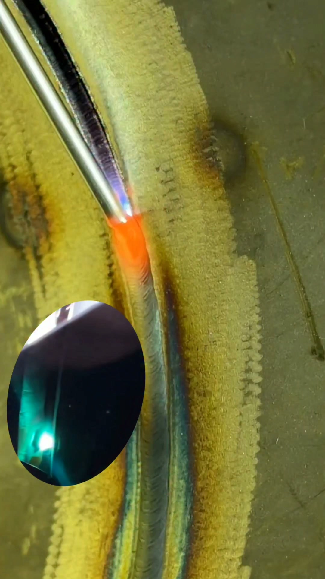 it's so beautiful the rod melts and flows into the root.
#tig #root 縮圖