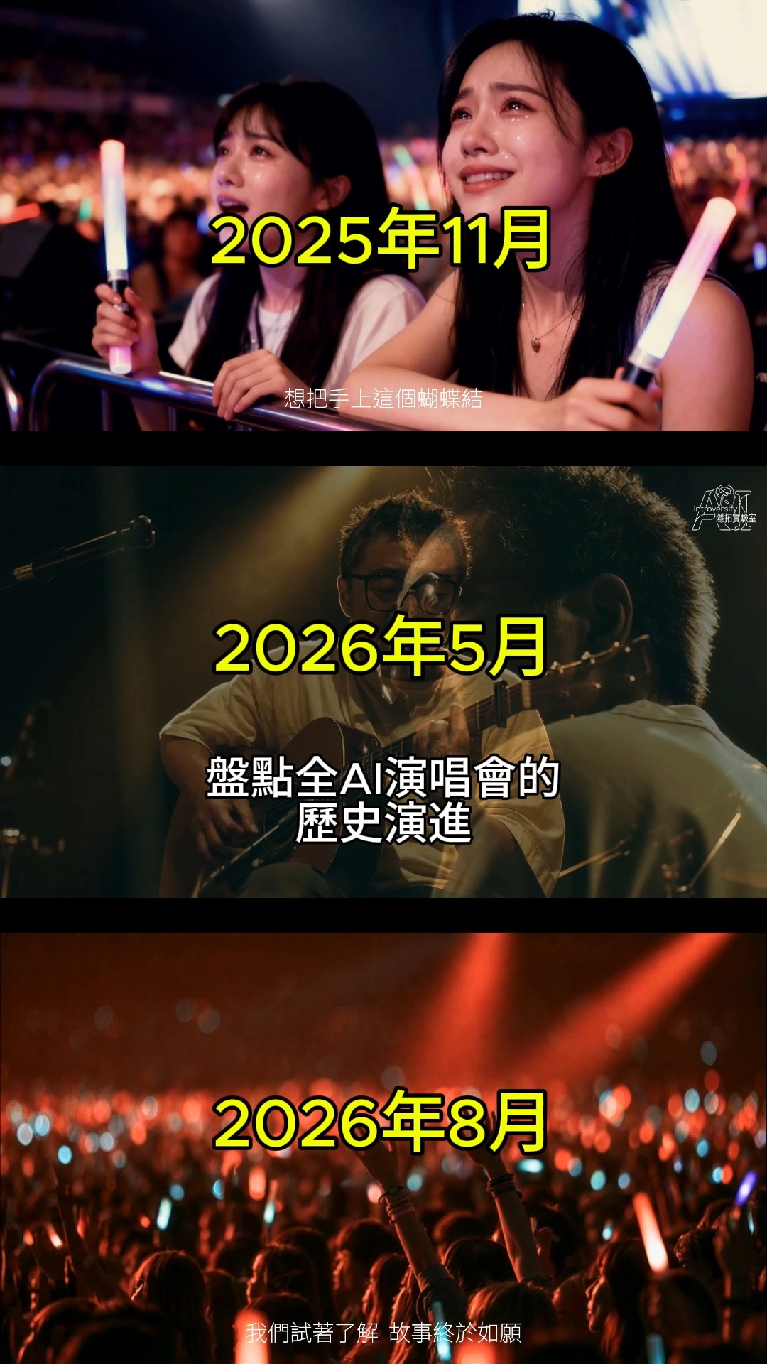 三支全AI 演唱會 MV 的片段...
不到一年時間,AI 已經進步到這個地步
是肉眼可見的飛躍~
Suno 和 SeeDance的演化剛好也記錄了起來
Suno V5 好聽卻有點機器
V5.5 直接大躍進~ 縮圖
