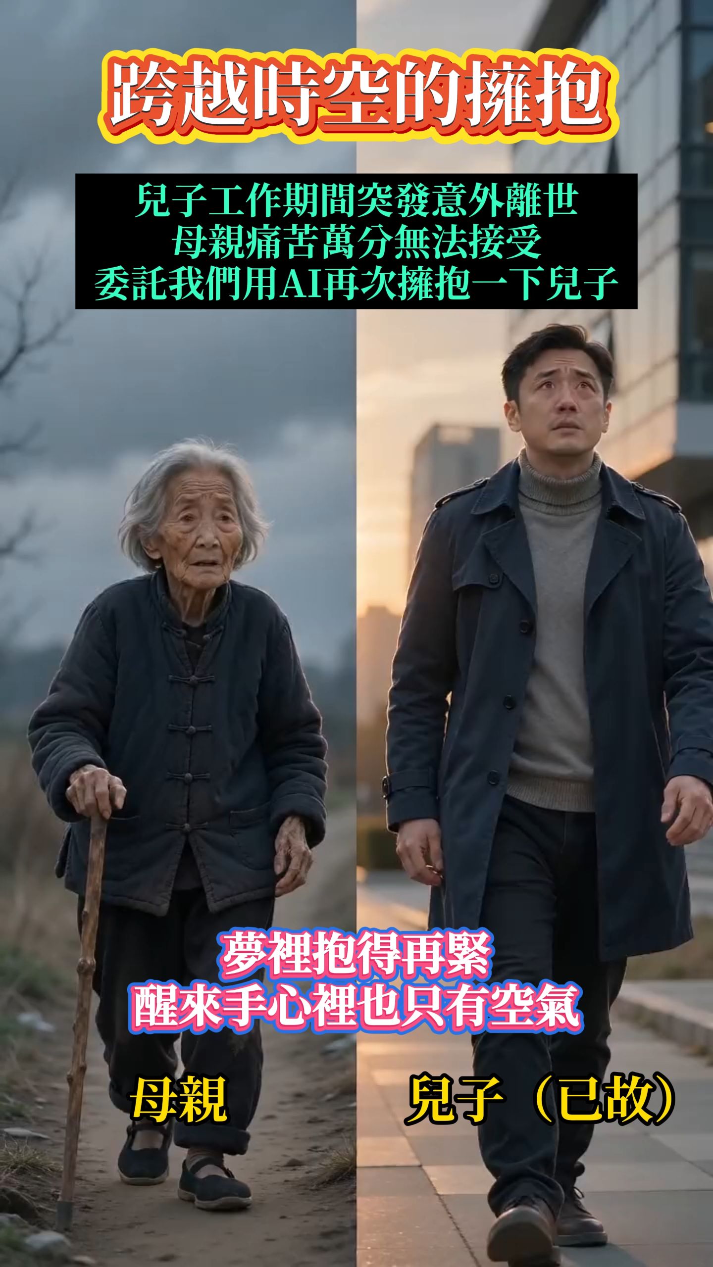 母親想要再抱兒子一次，太讓人感動了#ai #上熱門 #親子 #回憶 #codex 縮圖
