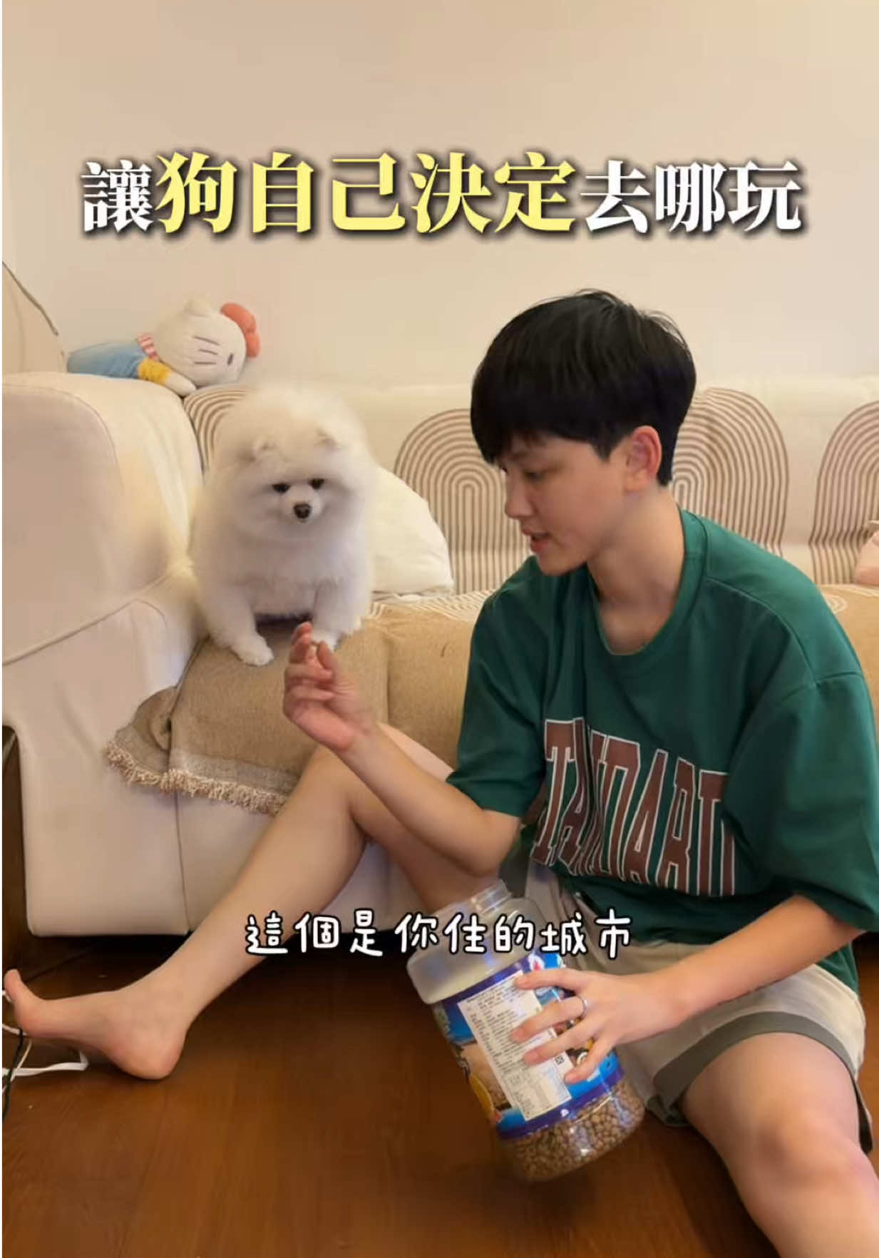Bonnie 🐶 居然真的有在認真聽條件選擇… #看到最後 #博美 #日常 縮圖